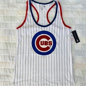 5th & Ocean MLB Chicago Cubs Pinstripe Tank Top